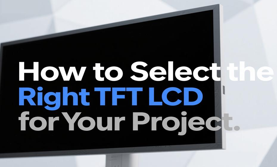 Как выбрать правильный TFT LCD-дисплей для вашего проекта?